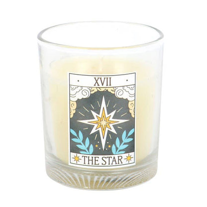 The Star Vintage Tarot Card Blueberry Candle