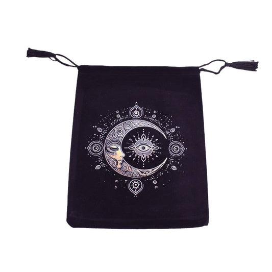 Celestial Protection Velvet Tarot Card Bag