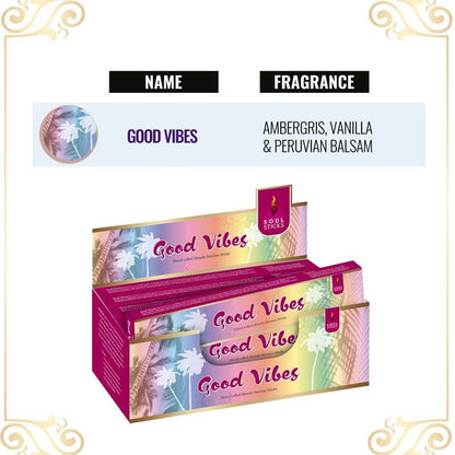 Soul Sticks - Good Vibes Masala Incense Sticks (12)