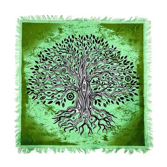 Tree of Life Altar Cloth Tapestery (18 x 18 in.)