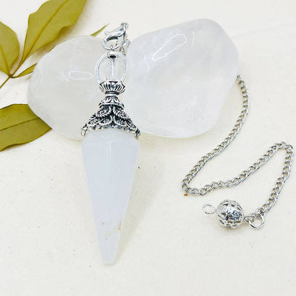 Obsidian Pyramidal Hexagon Spirit Pendulum
