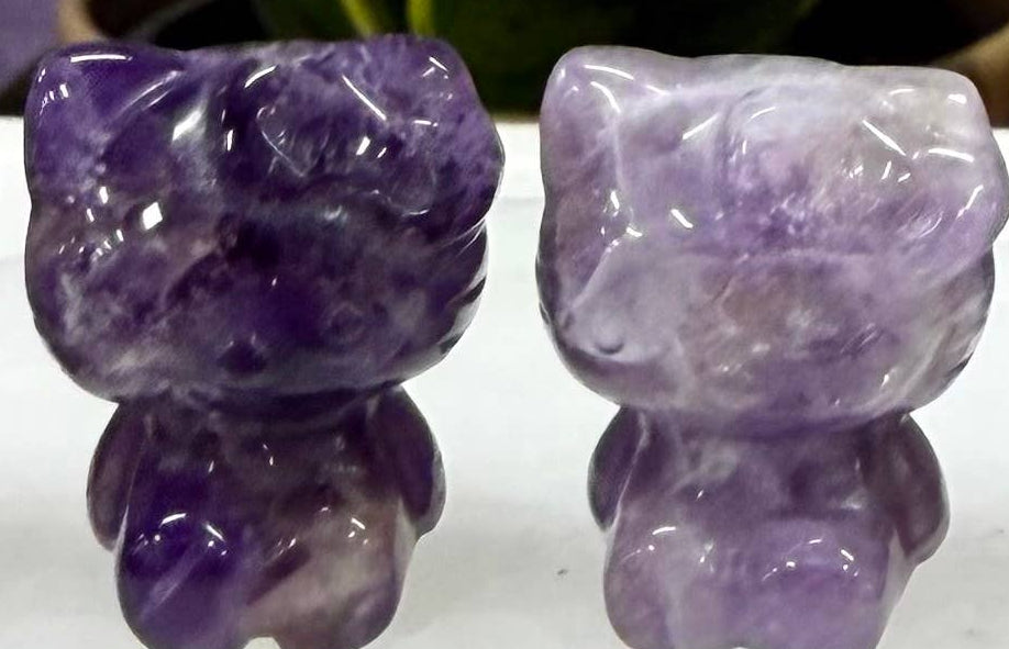 Crystal 1” Hello Kitty Cat Healing Energy
