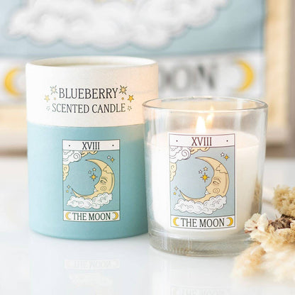 The Moon Vintage Tarot Card Vanilla Candle