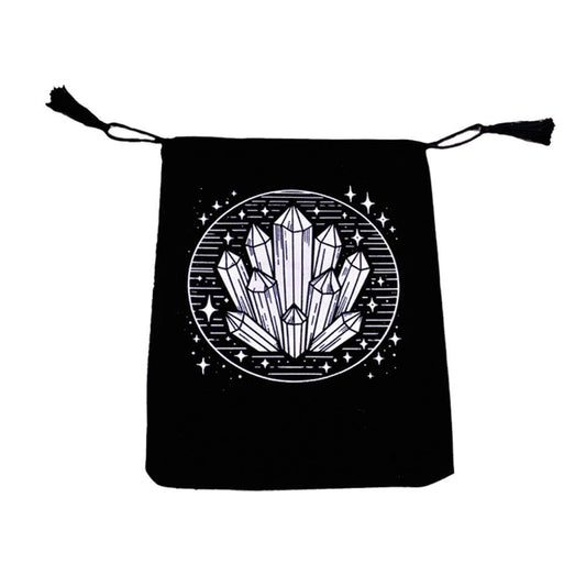 Healing Crystals Velvet Tarot Card Bag