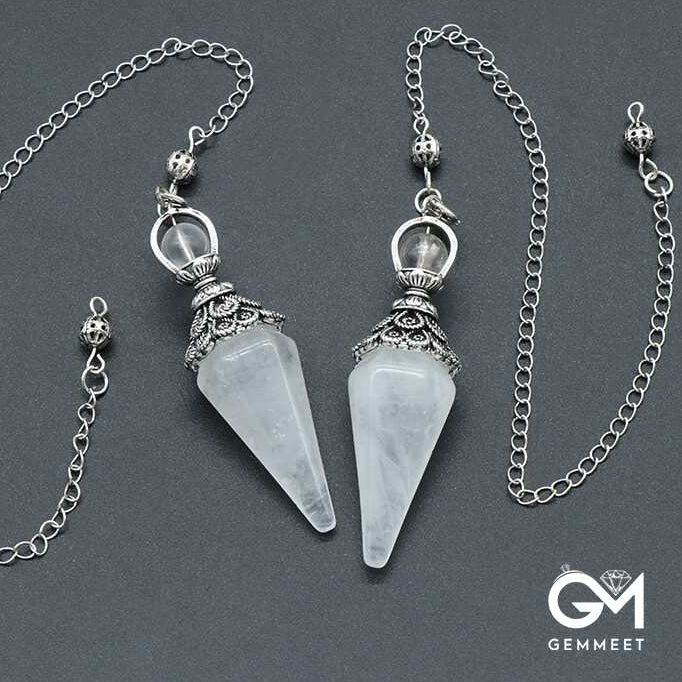 Obsidian Pyramidal Hexagon Spirit Pendulum