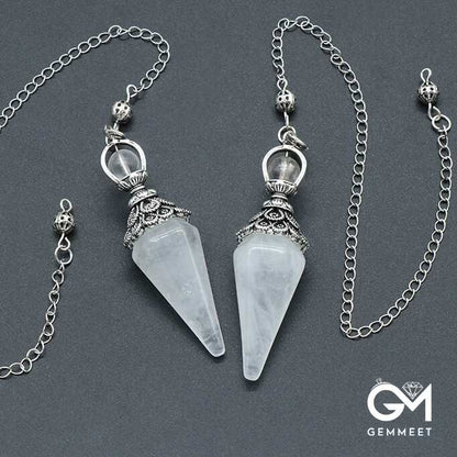 Obsidian Pyramidal Hexagon Spirit Pendulum