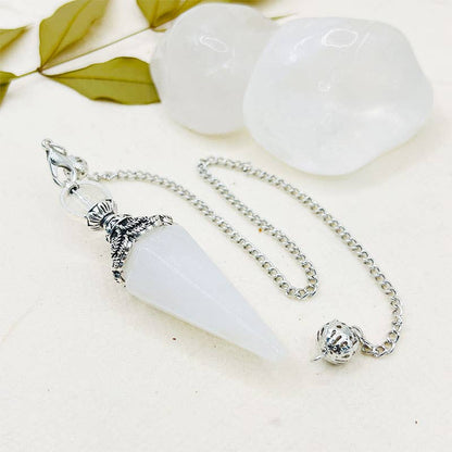 Obsidian Pyramidal Hexagon Spirit Pendulum