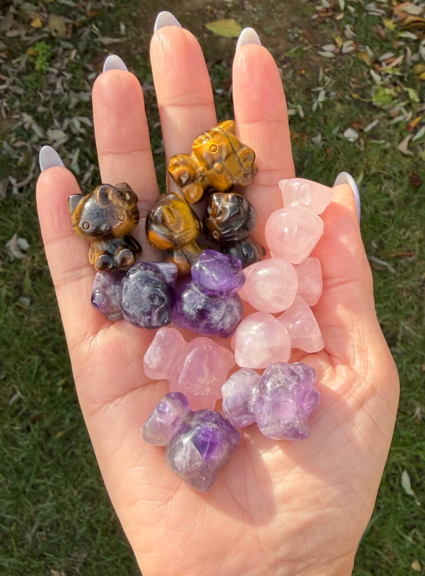Crystal 1” Hello Kitty Cat Healing Energy