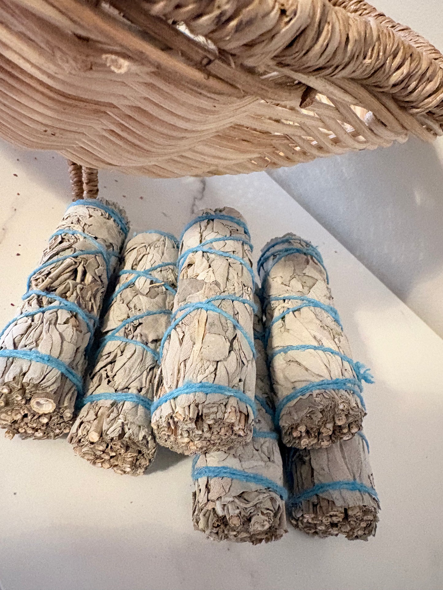 White sage smudge sticks