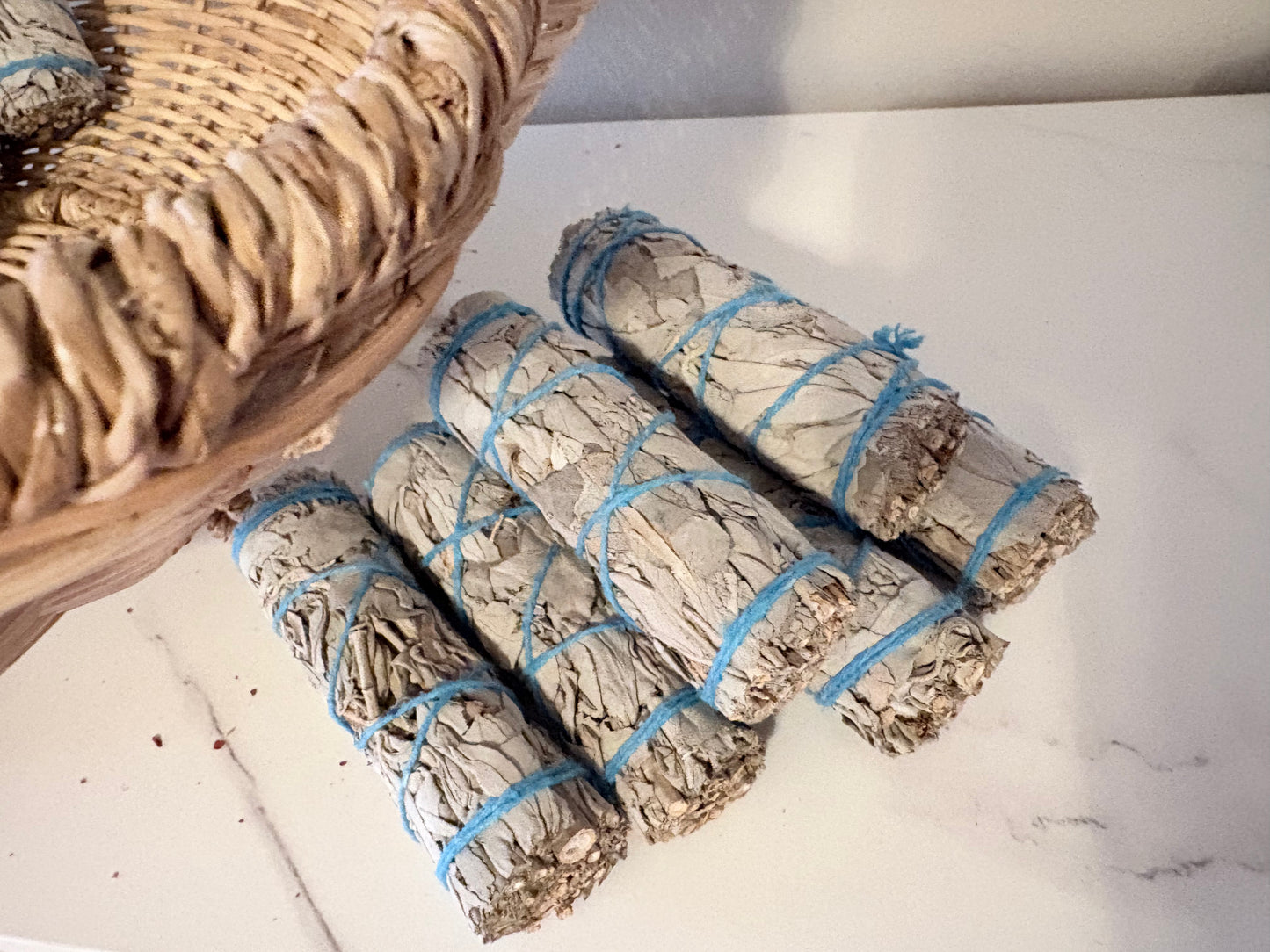 White sage smudge sticks