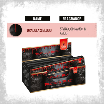 Soul Sticks - Dracula's Blood Masala Incense Sticks (12)