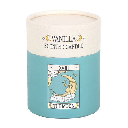 The Moon Vintage Tarot Card Vanilla Candle