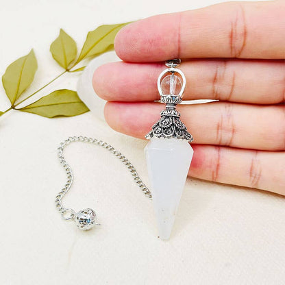 Obsidian Pyramidal Hexagon Spirit Pendulum